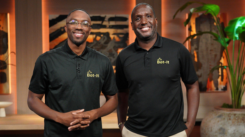 Maurice Bachelor and Joel Griffith behind the scenes of 'Shark Tank'