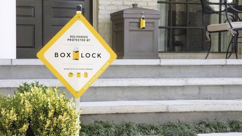 BoxLock in the field with signage