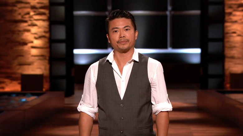 Tony Chan pitching Coolpeds on Shark Tank Season 9