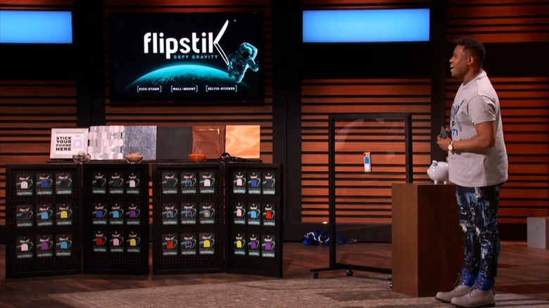 Akleem Shannon pitching Flipstik on Shark Tank Season 12