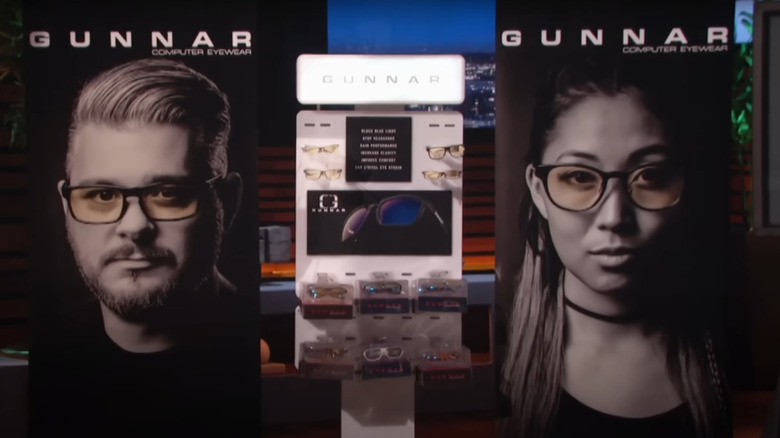 Gunnar Optiks glasses on display on the TV show Shark Tank