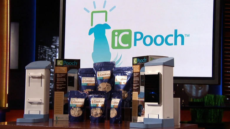 iCPooch display on Shark Tank