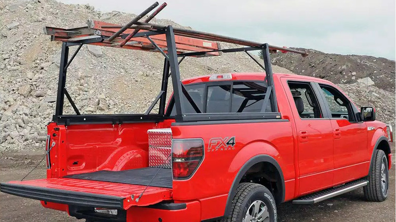 Invis-a-rack installed on FX4 pickup truck