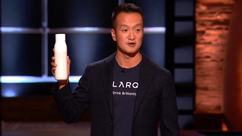 Justin Wang pitches Larq water bottle on Shark Tank Season 12