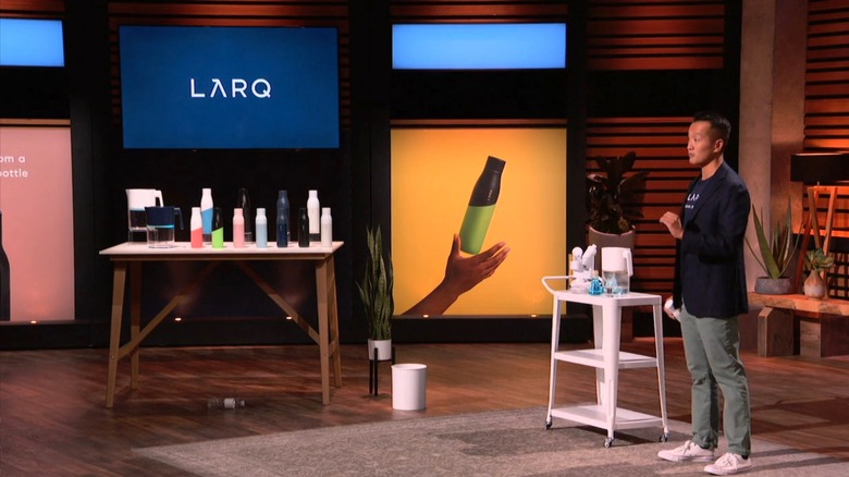 Justin Wang pitches Larq water bottle on Shark Tank Season 12