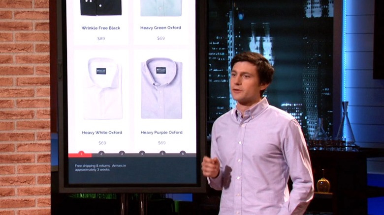 Miles Penn pitches MTailor on Shark Tank Season 7