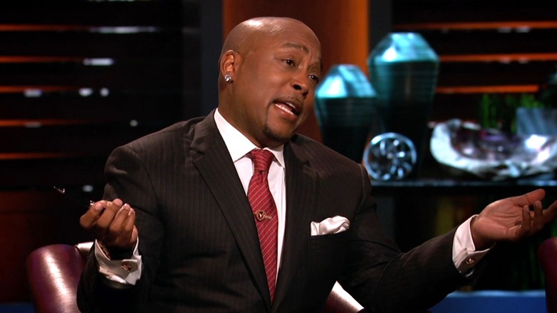 Daymond John listens to MTailor pitch on Shark Tank Season 7