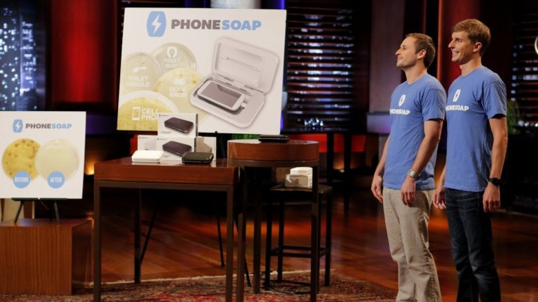 Wesley Laporte and Dan Barnes present PhoneSoap on Shark Tank