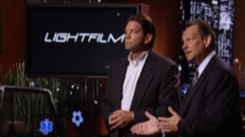 Rolf Schwarz and George Podd present Power Decal (then known as Lightfilm) on Shark Tank