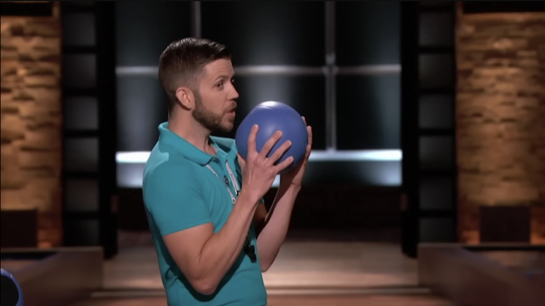 Shane Cox demonstrates Qball on Shark Tank