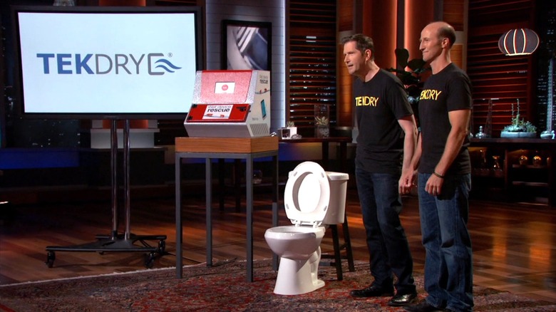 Adam Cookson and Craig Beinecke pitch TekDry on Shark Tank Season 8