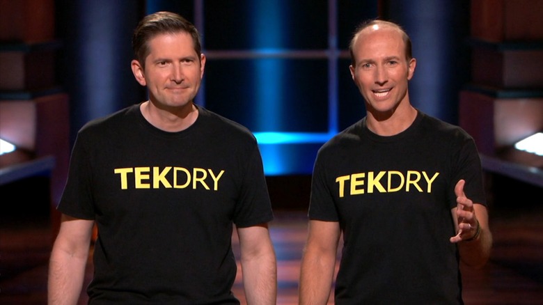 Adam Cookson and Craig Beinecke pitch TekDry on Shark Tank Season 8