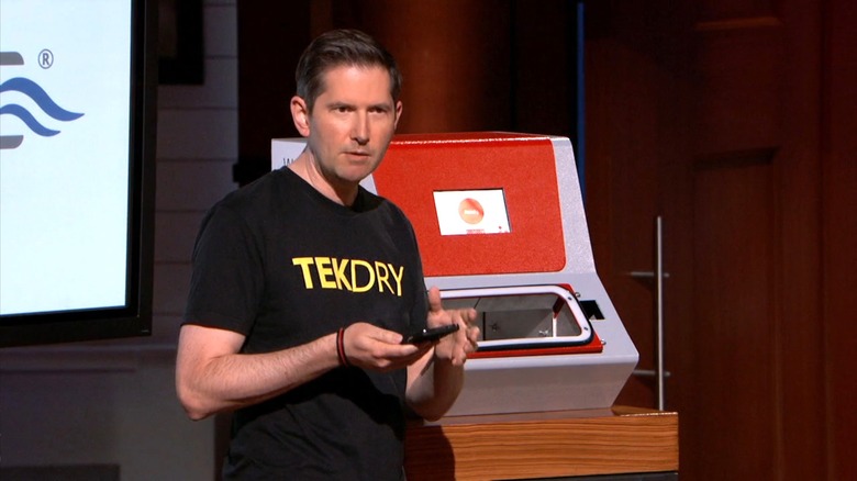 Adam Cookson pitches TekDry on Shark Tank Season 8