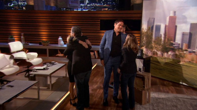 End of Bravo pitch segment on "Shark Tank"