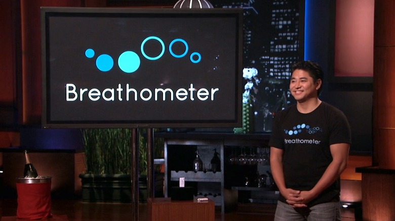 Breathomter CEO pitching sharks