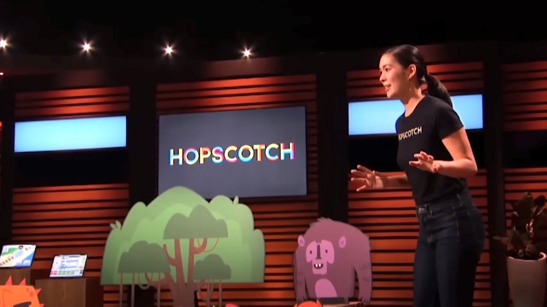 Hopscotch owner pitching her productv