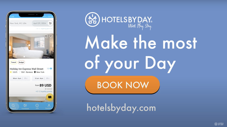 Hotels by Day app as shown on their YouTube channel