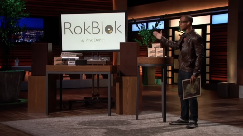 Logan Riley introduces RokBlok on "Shark Tank"