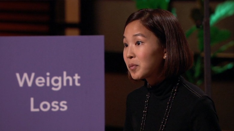 Yunha Kim on "Shark Tank" pitching Simple Habit.