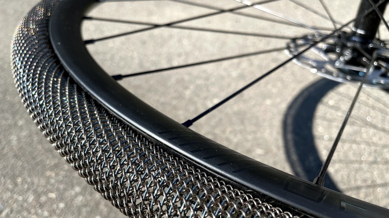 SMART Tire on bike wheel