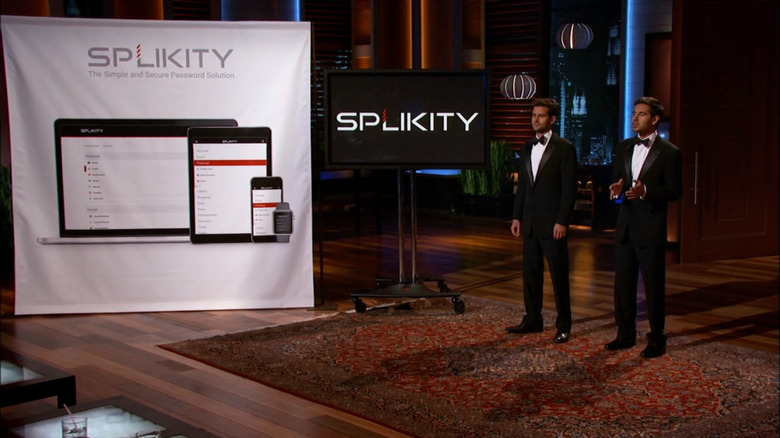 The Clarks pitching Splikity on "Shark Tank"