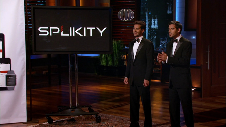 The Clarks pitching Splikity on "Shark Tank"