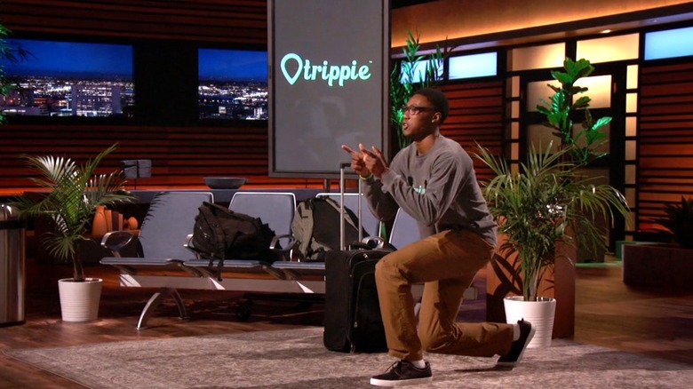 Ryan Diew pitching Trippie app on Shark Tank Season 9