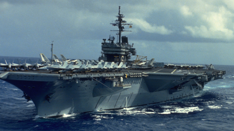 USS Constellation serving Pacific operations