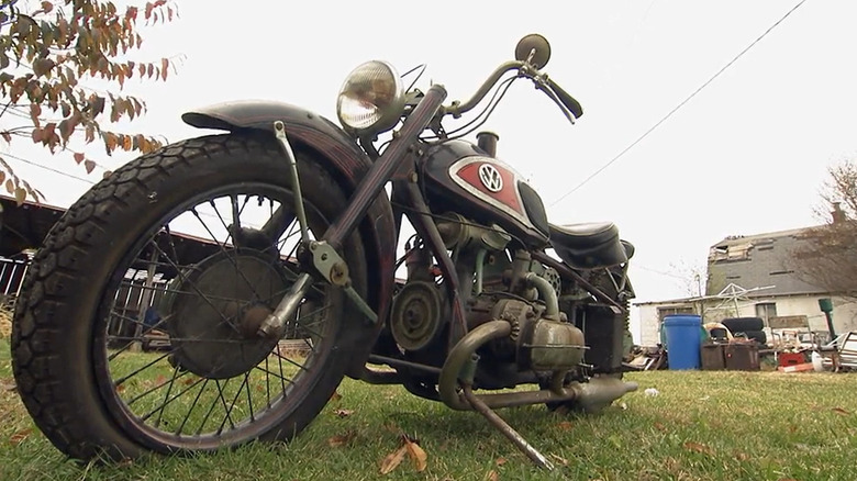 Von Dutch XAVW motorcycle on American Pickers