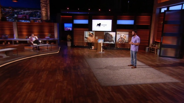 Woof founder Arsy Khodabandelou on Shark Tank.