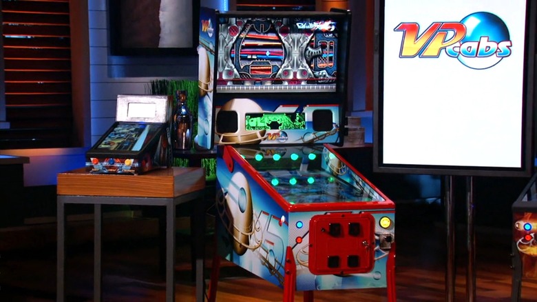 VPCabs pinball games on display in Shark Tank Season 7