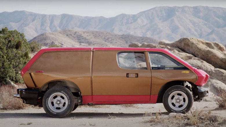 Brubaker Box van parked in desert mountain setting