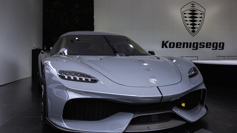 Front view of Koenigsegg Gemera