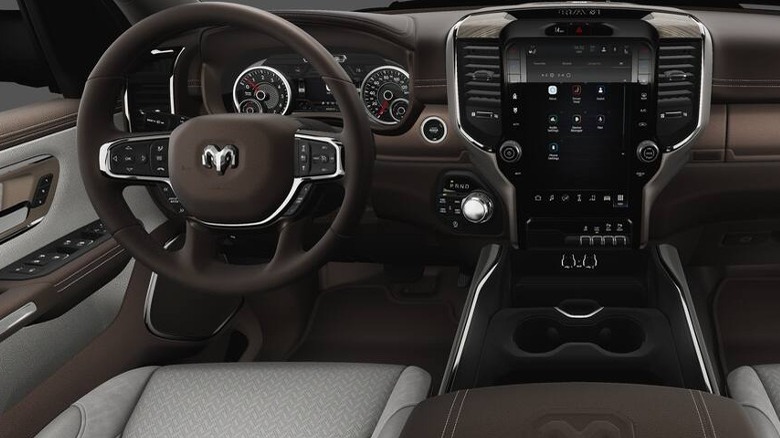 2025 RAM 1500 Laramie truck interior