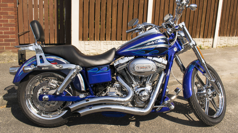 Harley-Davidson Screamin Eagle Dyna FXD-SE 110 parked