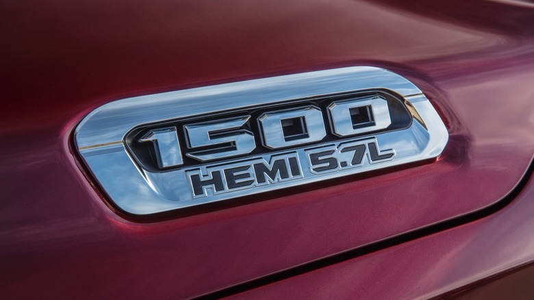 Ram 1500 5.7L Hemi badge