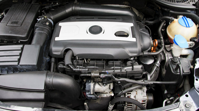 Picture of a clean engine bay