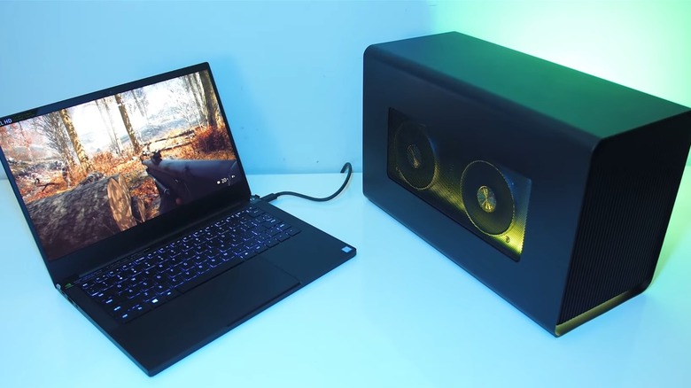 An eGPU And Laptop