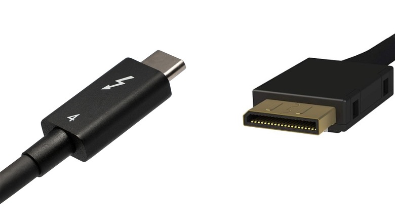 Thunderbolt 4 Cable And OCuLink Cable