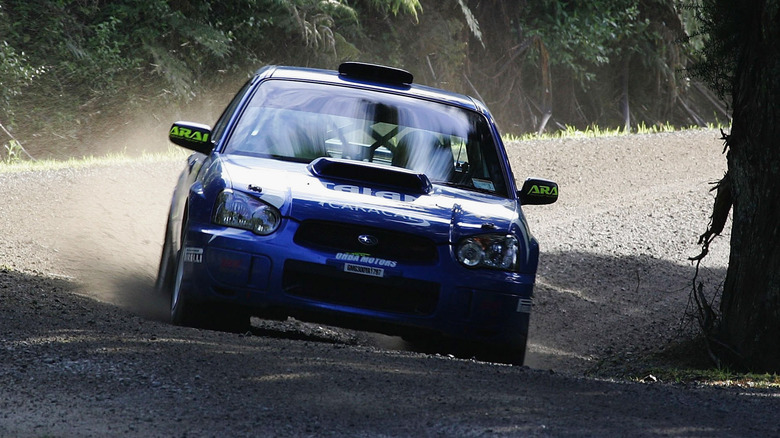 Subaru Impreza WRX rally car