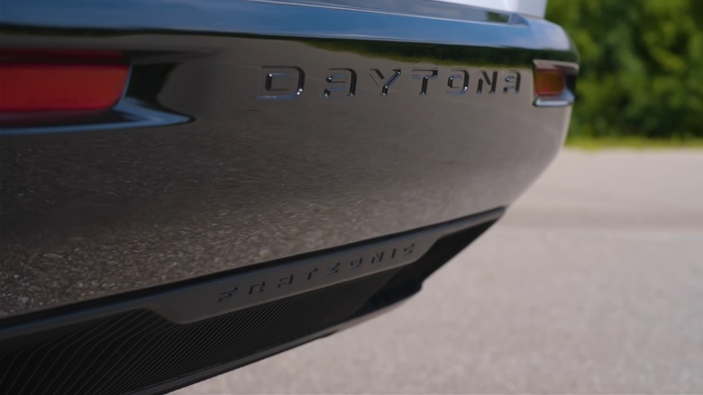 Daytona Fratzonic Chambered Exhaust badge closeup