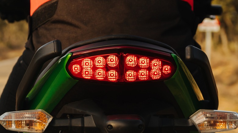 Motorcycle brake light