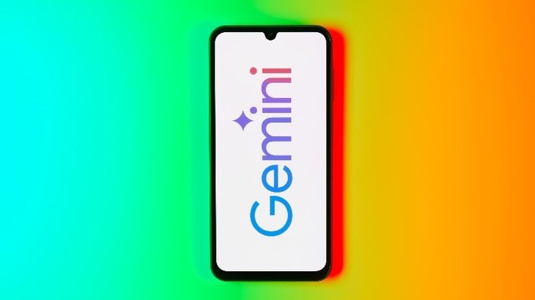 Gemini logo on a phone