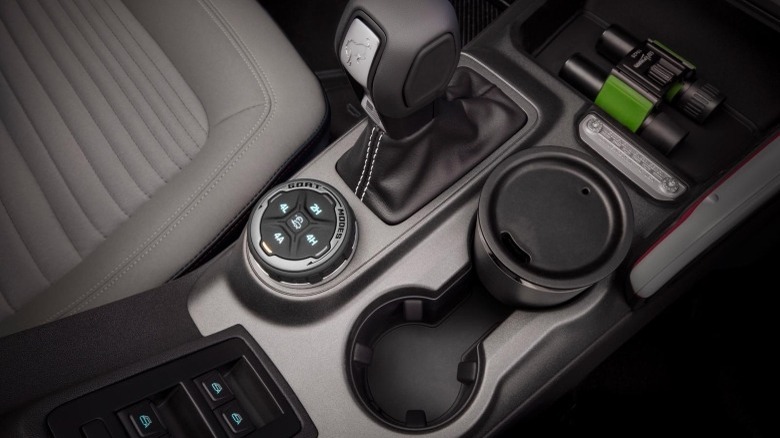 Ford Bronco console with GOAT modes