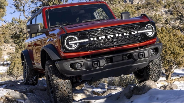 Four-door Ford Bronco Wildtrak