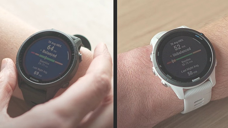 garmin hrv status balanced unbalanced
