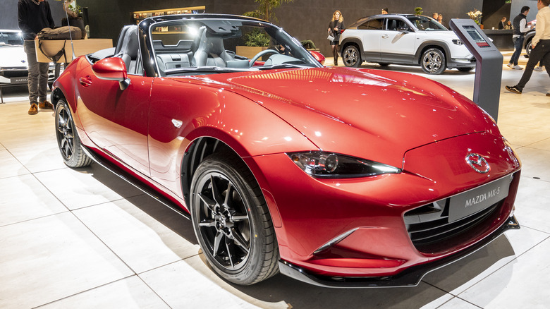 Mazda MX-5 with SkyActiv-G on display