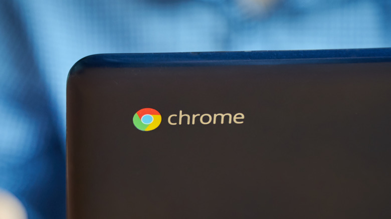 Chromebook lid logo