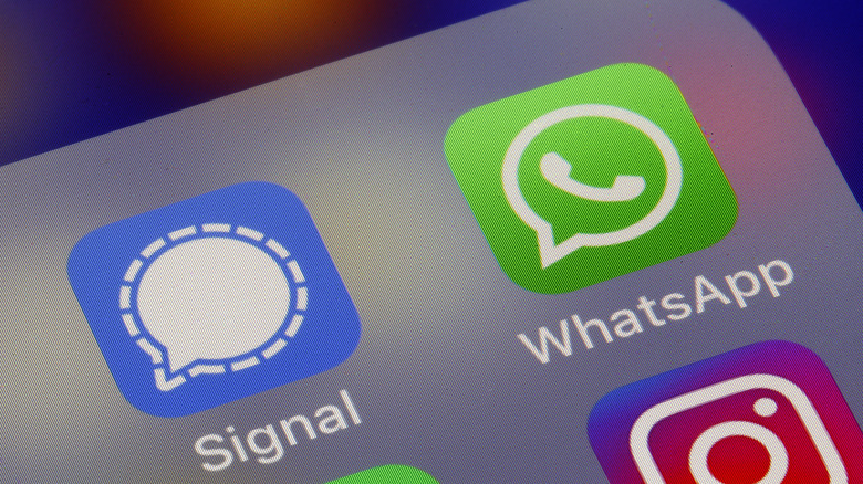 Telegram rivals Signal and WhatsApp