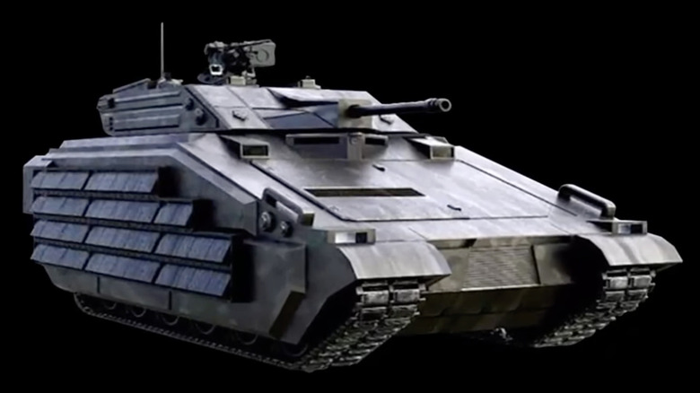 Futuristic XM30 tank design idea